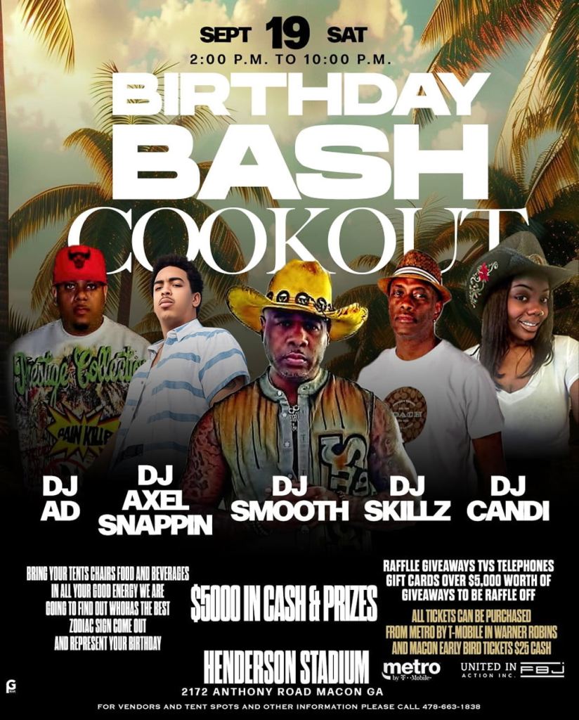 Birthday Bash Cookout